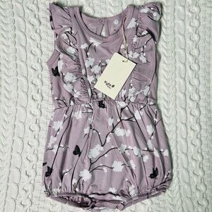 Kyte BABY Bubble Romper 2T Cherry Blossom